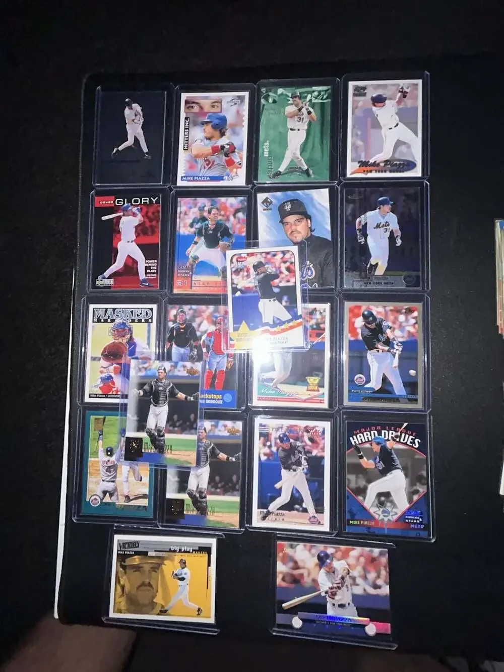X20 Mike Piazza Baseball Card Lot Multiple Brands MLB Stars New York Mets Los An